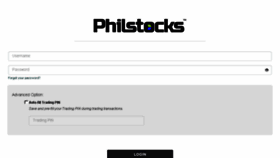 What My.philstocks.ph website looked like in 2018 (5 years ago)