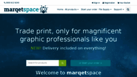 What Marqetspace.co.uk website looked like in 2018 (5 years ago)