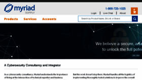 What Myriadsupply.com website looked like in 2018 (5 years ago)
