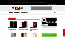 What Melihat.net website looked like in 2018 (5 years ago)