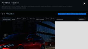 What Mazda.hr website looked like in 2018 (5 years ago)
