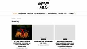 What Mamapetoc.ro website looked like in 2018 (5 years ago)