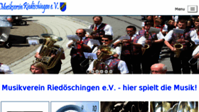 What Mv-riedoeschingen.de website looked like in 2018 (5 years ago)