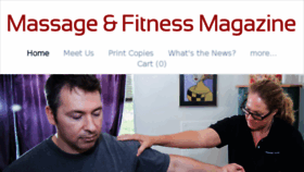 What Massagefitnessmag.com website looked like in 2018 (5 years ago)