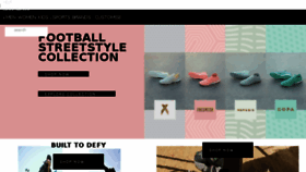 What M.adidas.co.uk website looked like in 2018 (5 years ago)