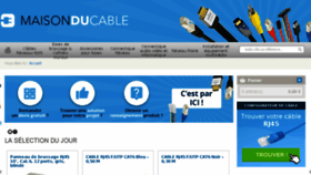 What Maison-du-cable.com website looked like in 2018 (5 years ago)