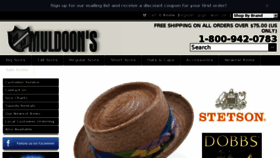 What Muldoons.com website looked like in 2018 (5 years ago)