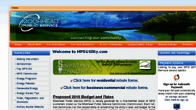 What Mpsutility.com website looked like in 2018 (5 years ago)