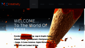 What Mxcreativity.com website looked like in 2018 (5 years ago)