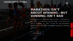What Marathonclothes.com website looked like in 2018 (5 years ago)