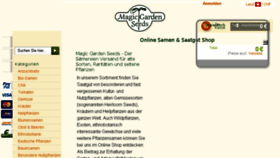 What Magicgardenseeds.ch website looked like in 2018 (5 years ago)