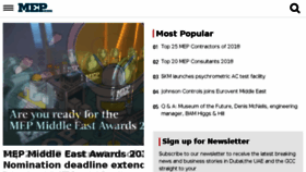 What Mepmiddleeast.com website looked like in 2018 (5 years ago)