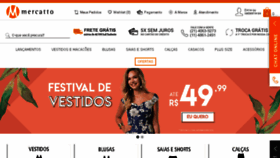 What Mercatto.com.br website looked like in 2018 (5 years ago)