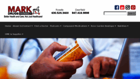 What Markdrugs.com website looked like in 2018 (5 years ago)