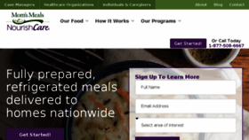 What Momsmeals.com website looked like in 2018 (5 years ago)