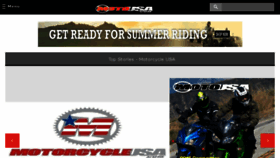 What Motorcycle-usa.com website looked like in 2018 (5 years ago)
