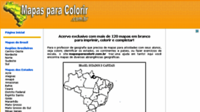 What Mapasparacolorir.com.br website looked like in 2018 (5 years ago)