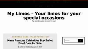 What Mylimos.ca website looked like in 2018 (5 years ago)