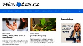 What Mestozen.cz website looked like in 2018 (5 years ago)
