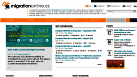 What Migrationonline.cz website looked like in 2018 (5 years ago)