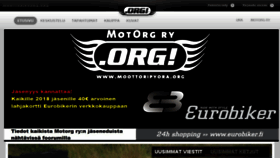 What Moottoripyora.org website looked like in 2018 (5 years ago)