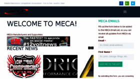 What Mecacaraudio.com website looked like in 2018 (5 years ago)