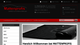 What Mattenprofis.de website looked like in 2018 (5 years ago)