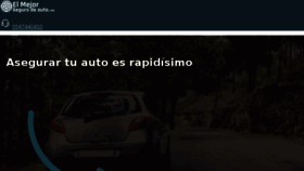 What Mejorsegurodeauto.mx website looked like in 2018 (5 years ago)