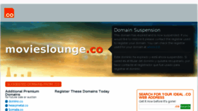 What Movieslounge.co website looked like in 2018 (5 years ago)