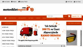 What Motosikletsepeti.com website looked like in 2018 (5 years ago)