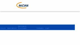 What Mician.com website looked like in 2018 (5 years ago)