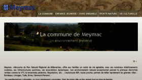 What Meymac.fr website looked like in 2018 (5 years ago)