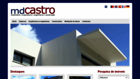 What Mdcastro.pt website looked like in 2018 (5 years ago)