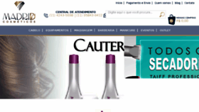 What Madridcosmeticos.com.br website looked like in 2018 (5 years ago)