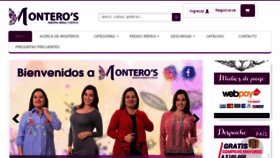 What Monteros.cl website looked like in 2018 (5 years ago)