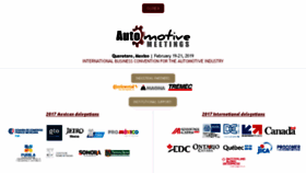 What Mexico.automotivemeetings.com website looked like in 2018 (5 years ago)
