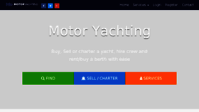 What Motoryachting.com website looked like in 2018 (5 years ago)