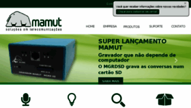 What Mamut.com.br website looked like in 2018 (5 years ago)