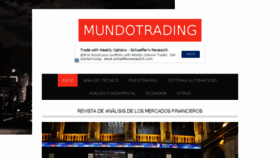 What Mundotrading.net website looked like in 2018 (5 years ago)