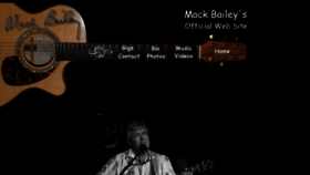 What Mackbailey.com website looked like in 2018 (5 years ago)