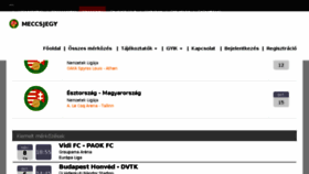 What Meccsjegy.mlsz.hu website looked like in 2018 (5 years ago)