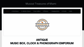 What Musicaltreasuresofmiami.com website looked like in 2018 (5 years ago)