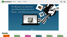 What M.hausarbeiten.de website looked like in 2018 (5 years ago)
