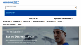 What Medsitis.com website looked like in 2018 (5 years ago)