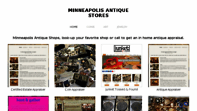 What Minneapolisantiquestores.com website looked like in 2018 (5 years ago)