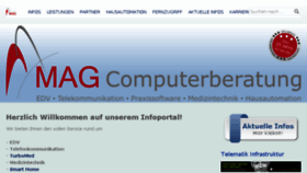 What Mag4.de website looked like in 2018 (5 years ago)