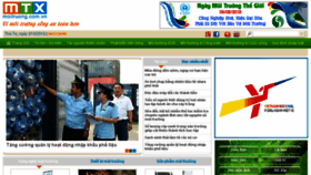 What Moitruong.com.vn website looked like in 2018 (5 years ago)