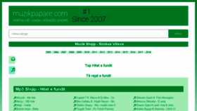 What Muzikpapare.com website looked like in 2018 (5 years ago)