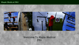 What Maplemedical.org.uk website looked like in 2018 (5 years ago)