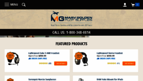What Marvgolden.com website looked like in 2018 (5 years ago)